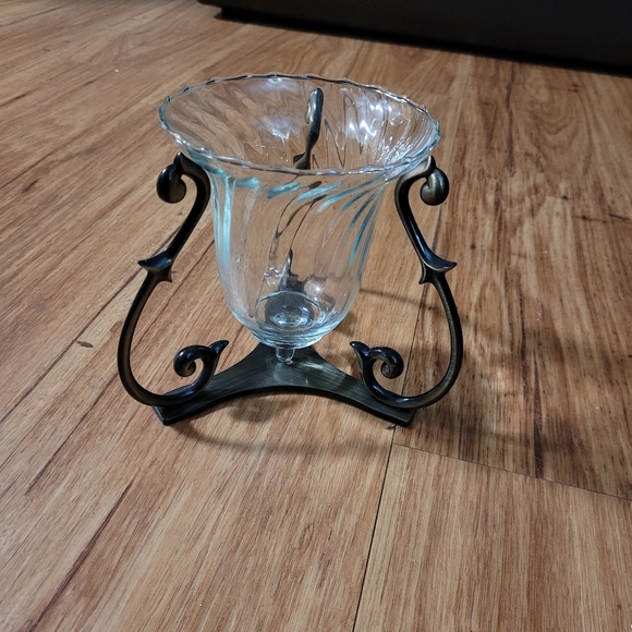 Glass candle holder - Picture 6 of 7